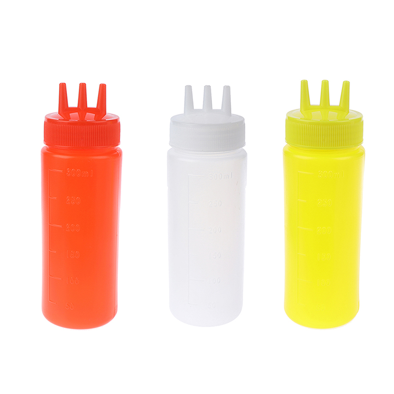 Sauce Squeeze Bottle - 3 Hole Squeeze Bottle Sauce Vinegar