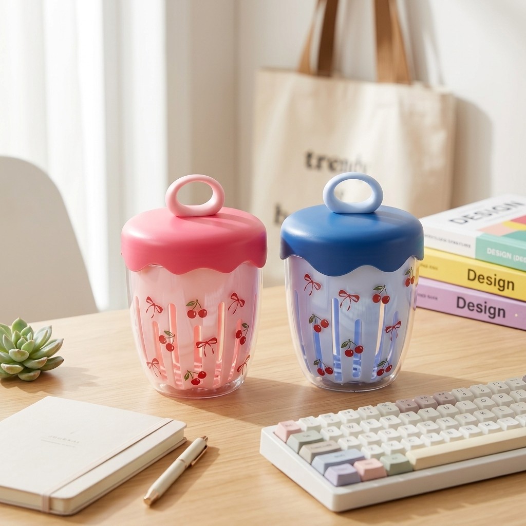 Meal Prep Yogurt Containers - Plastic Salad Cup Fruit Container with