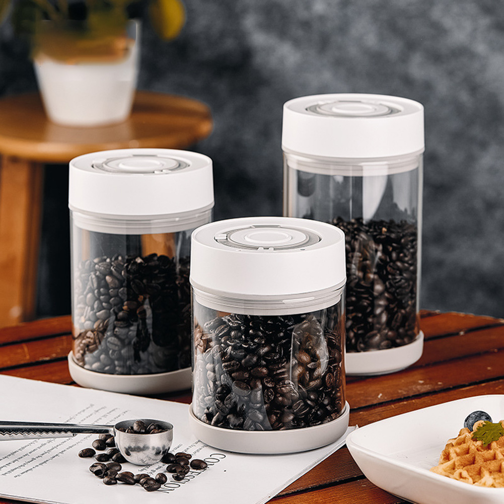 Meal Prep Jar - Kitchen Moisture-proof Glass Coffee Bean Jar