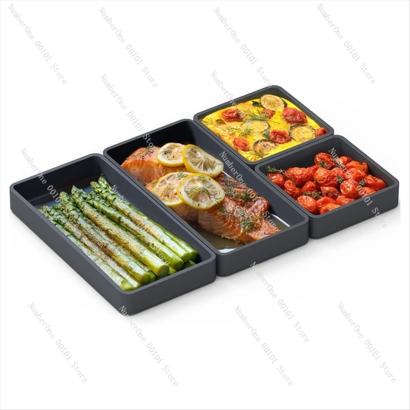 Meal Prep No Microwave - Y92A-Sheet Pan Dividers for Easy Cooking