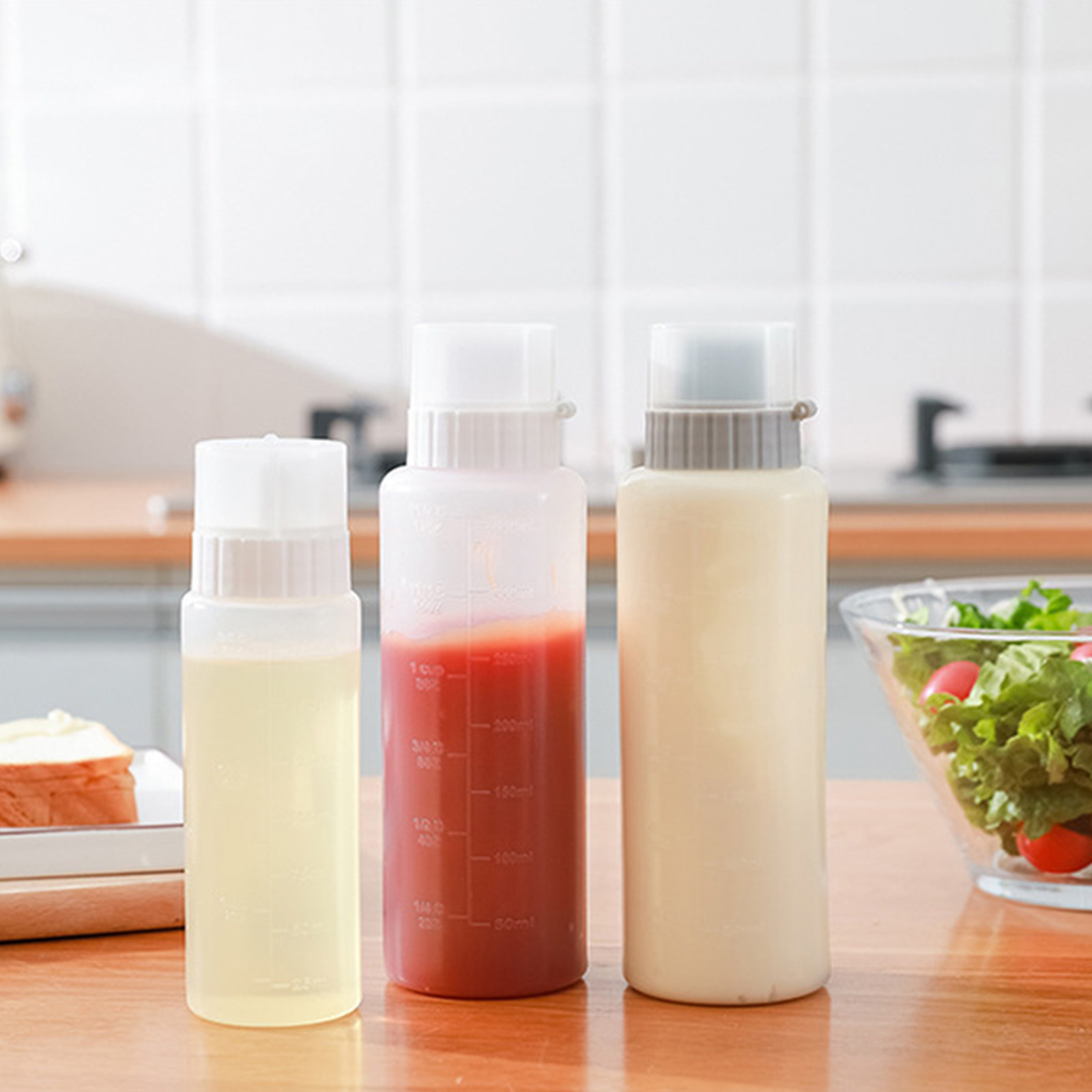 Sauce Squeeze Bottle - Sauce Squeeze Bottle Five Hole Plastic