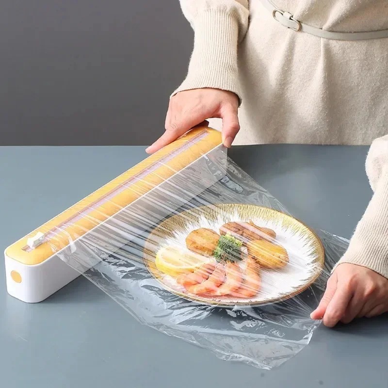 Meal Prep Wraps - Food Wrap Dispenser With Slide Cutter