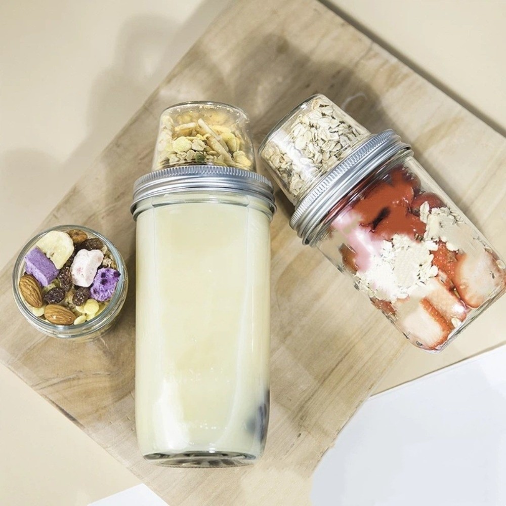 Dual-Layer Yogurt Parfait Cups - огляд і ціна Meal Prep Glass