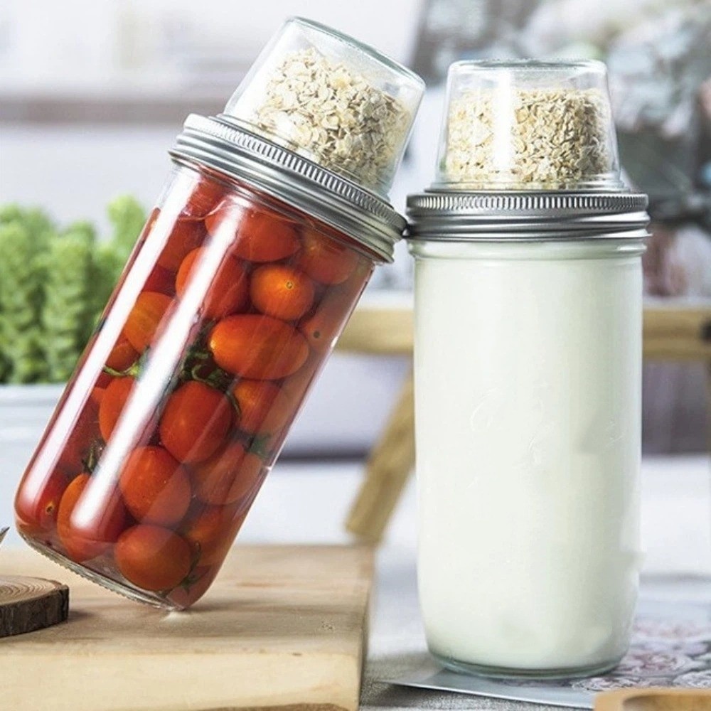 Dual-Layer Yogurt Parfait Cups - огляд і ціна Meal Prep Glass