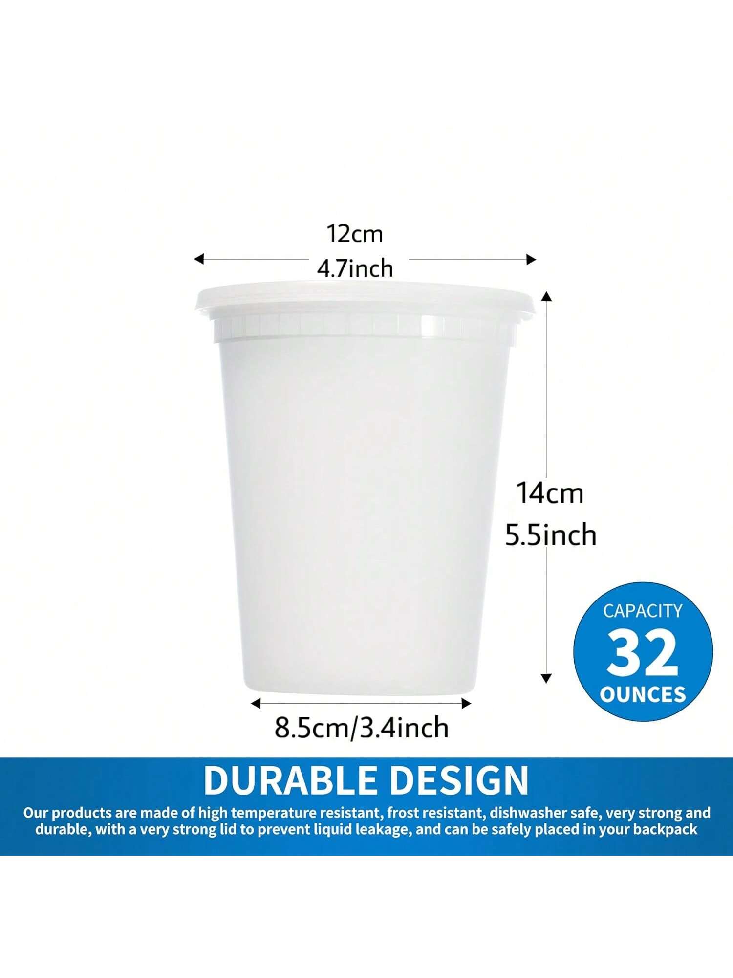 24Pack 32oz Deli Containers wi - огляд і ціна Meal Prep Soup