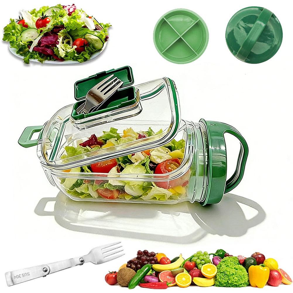 Portable Salad Container Jar w - огляд і ціна Meal Prep Jar