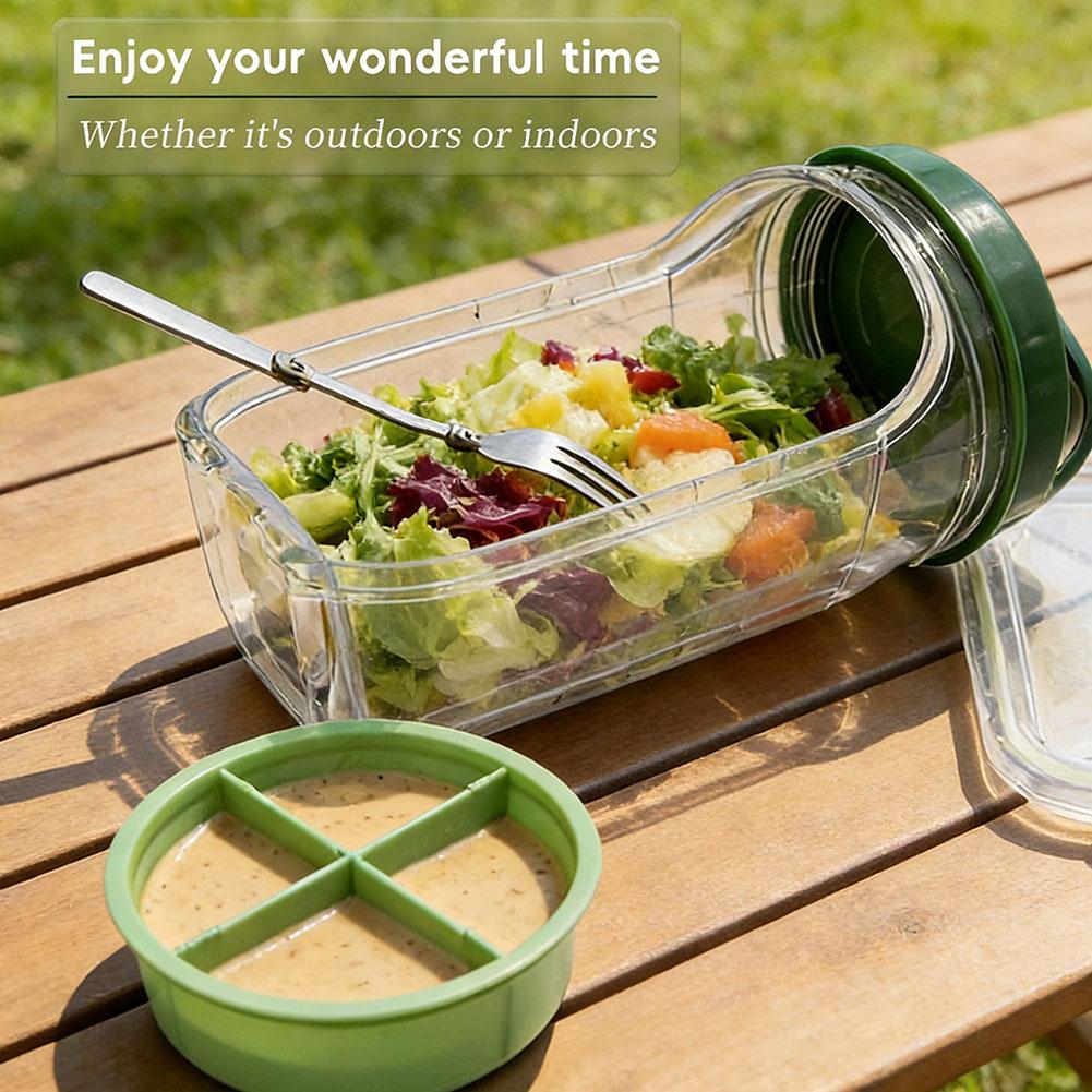 Portable Salad Container Jar w - огляд і ціна Meal Prep Jar