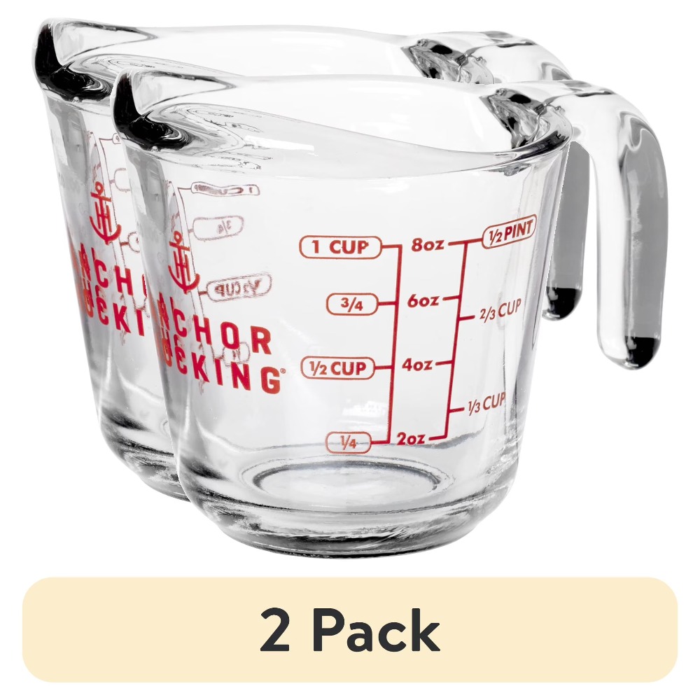 2-Pack Glass Measuring Cups Se - огляд і ціна Meal Prep Glass