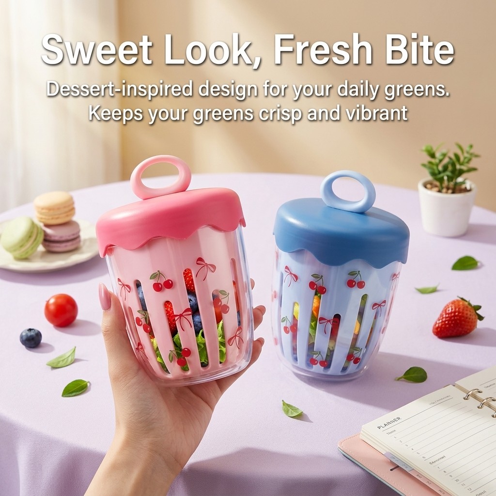 Plastic Salad Cup Fruit Contai - огляд і ціна Meal Prep Yogurt Containers