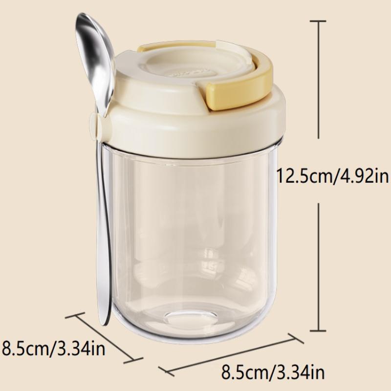 [E] Breakfast Cup Portable Oat - огляд і ціна Meal Prep Yogurt Containers