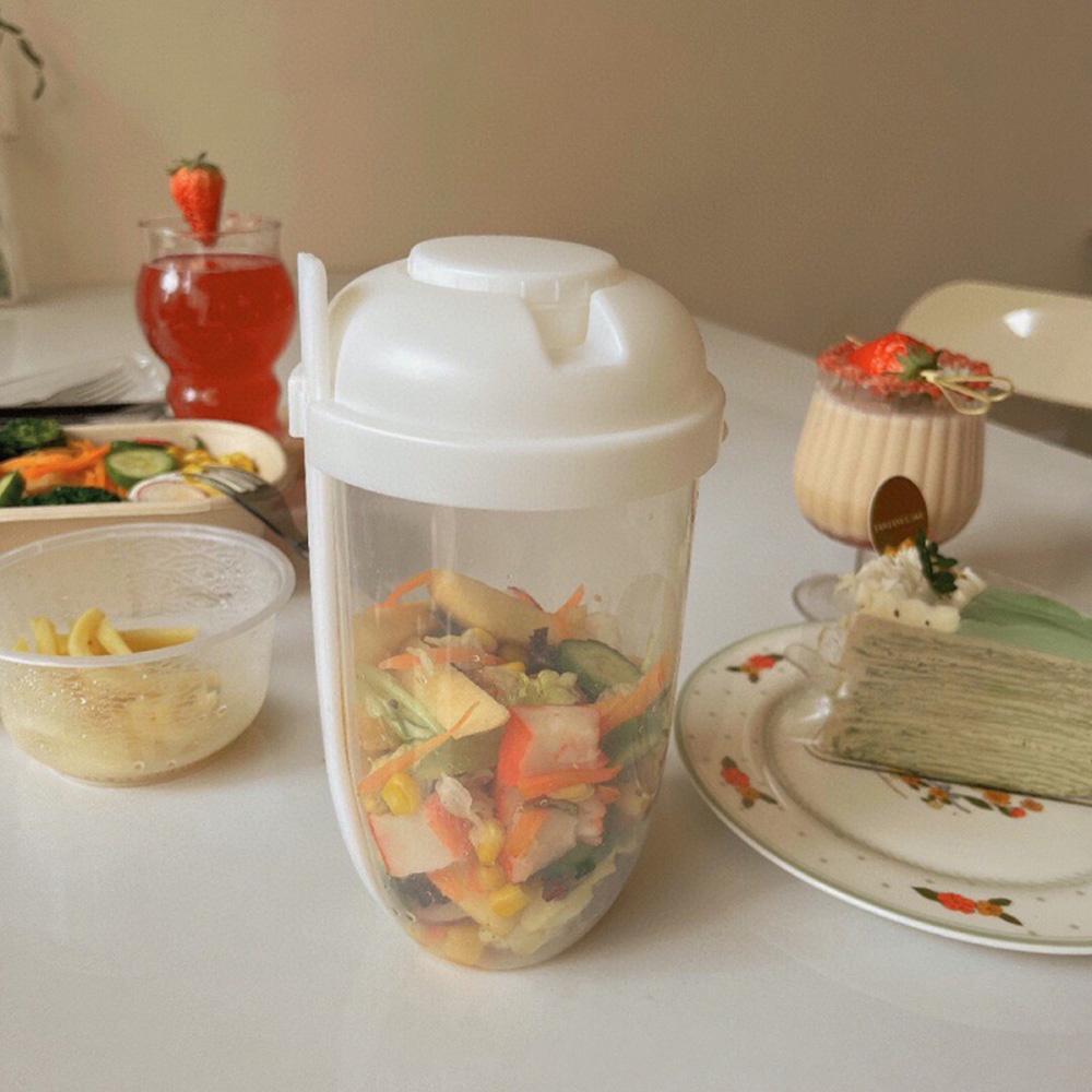 1PC White/Green Portable Bottl - огляд і ціна Meal Prep Jar