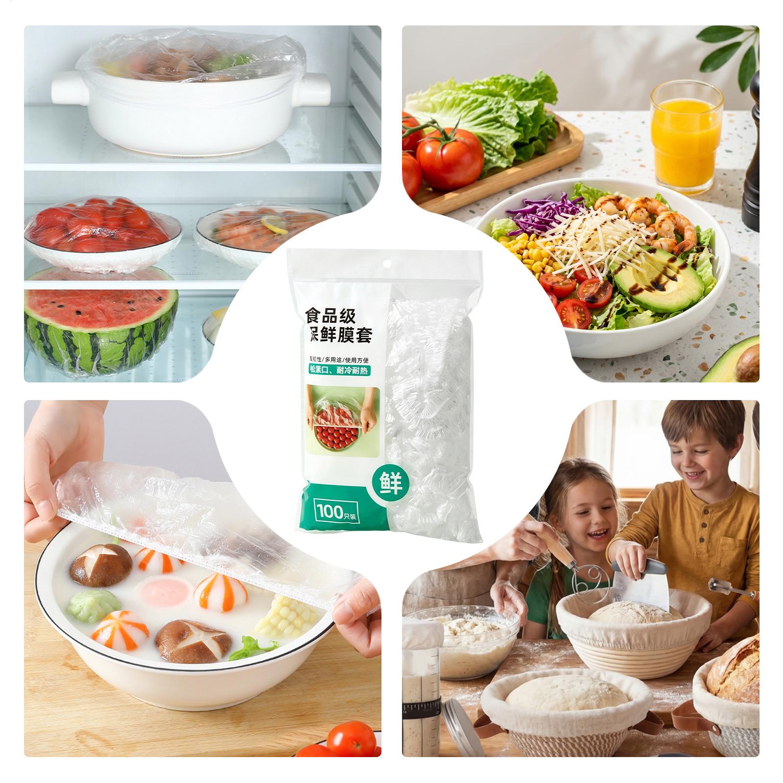 100pcs PE Airtight Reusable El - огляд і ціна Meal Prep Wraps