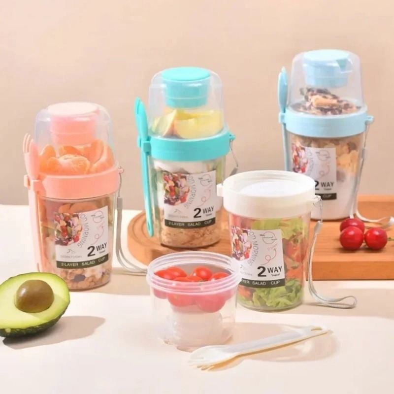 Oatmeal Yogurt Salad Cup Porta - огляд і ціна Meal Prep Jar