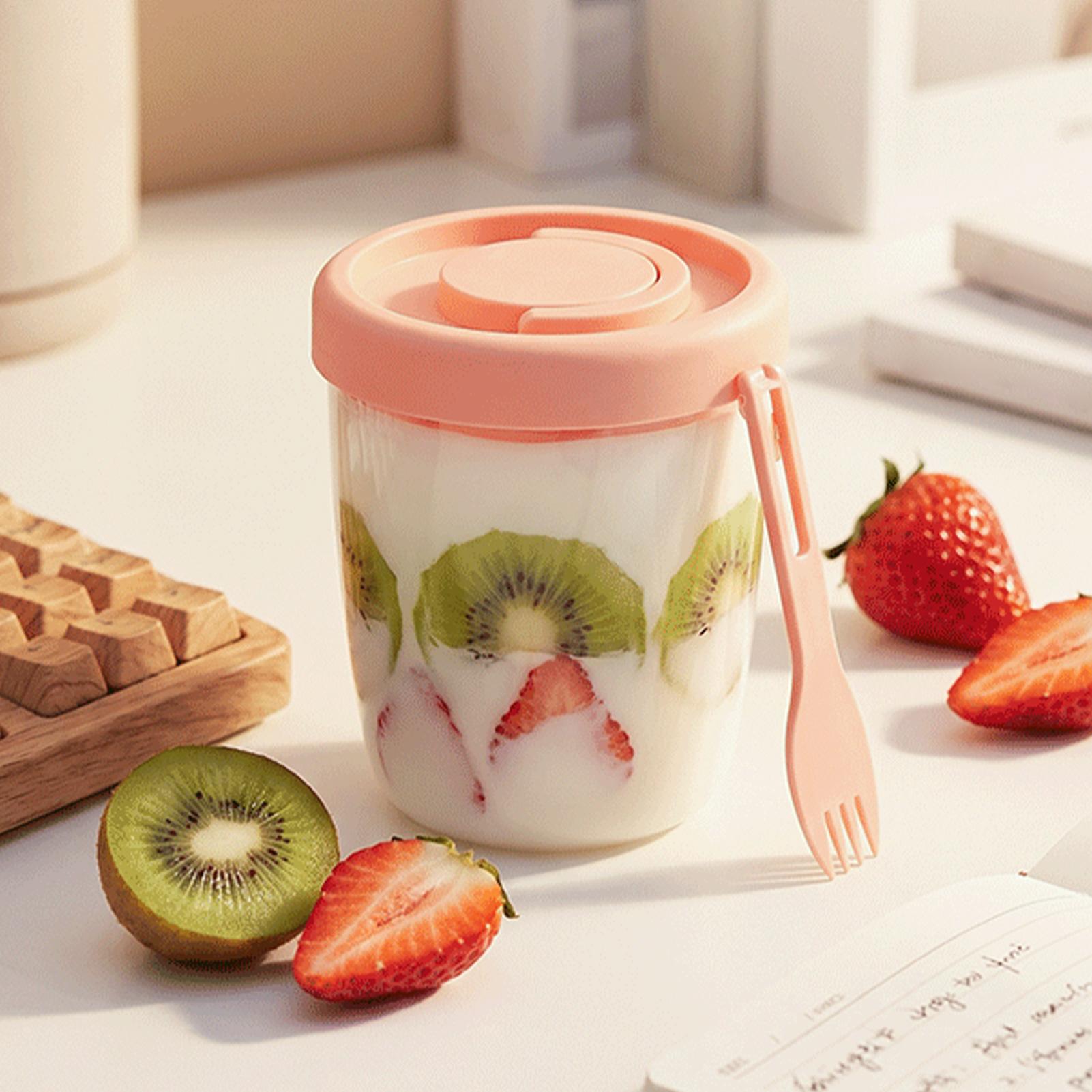 Yogurt Cups With Lids Double W - огляд і ціна Meal Prep Jar