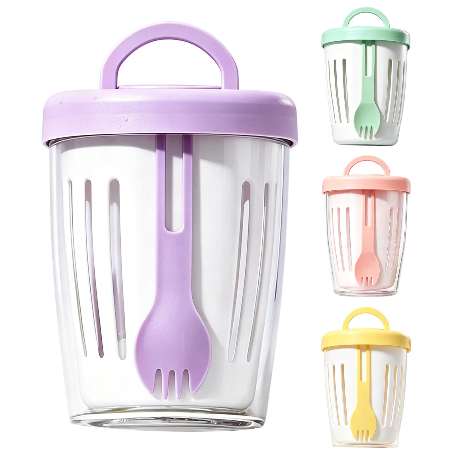 Yogurt Cups With Lids Double W - огляд і ціна Meal Prep Jar