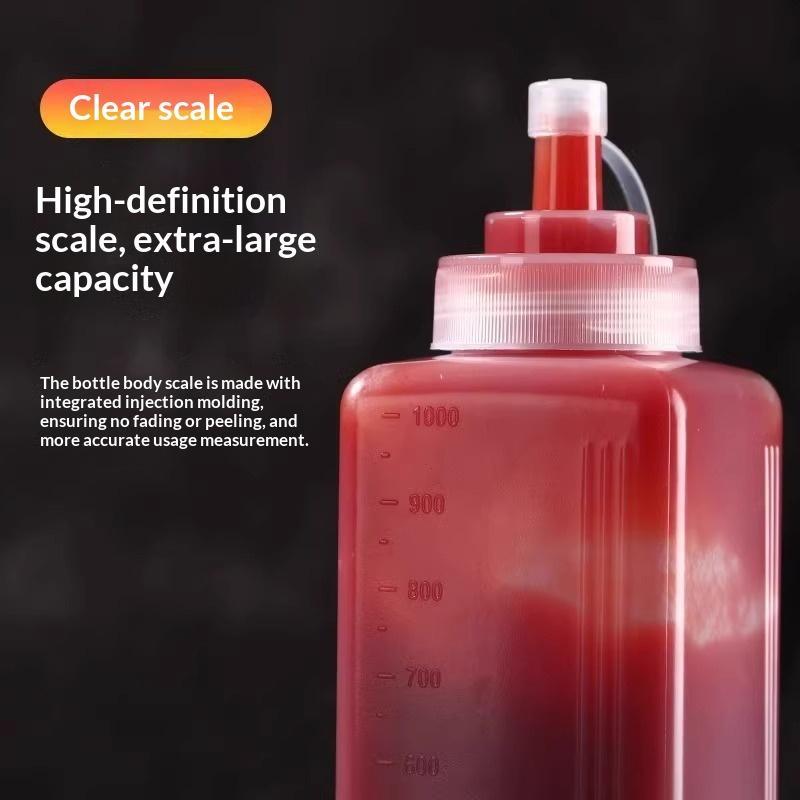 Hot Large Mouth 600/800/1000ML - огляд і ціна Sauce Squeeze Bottle