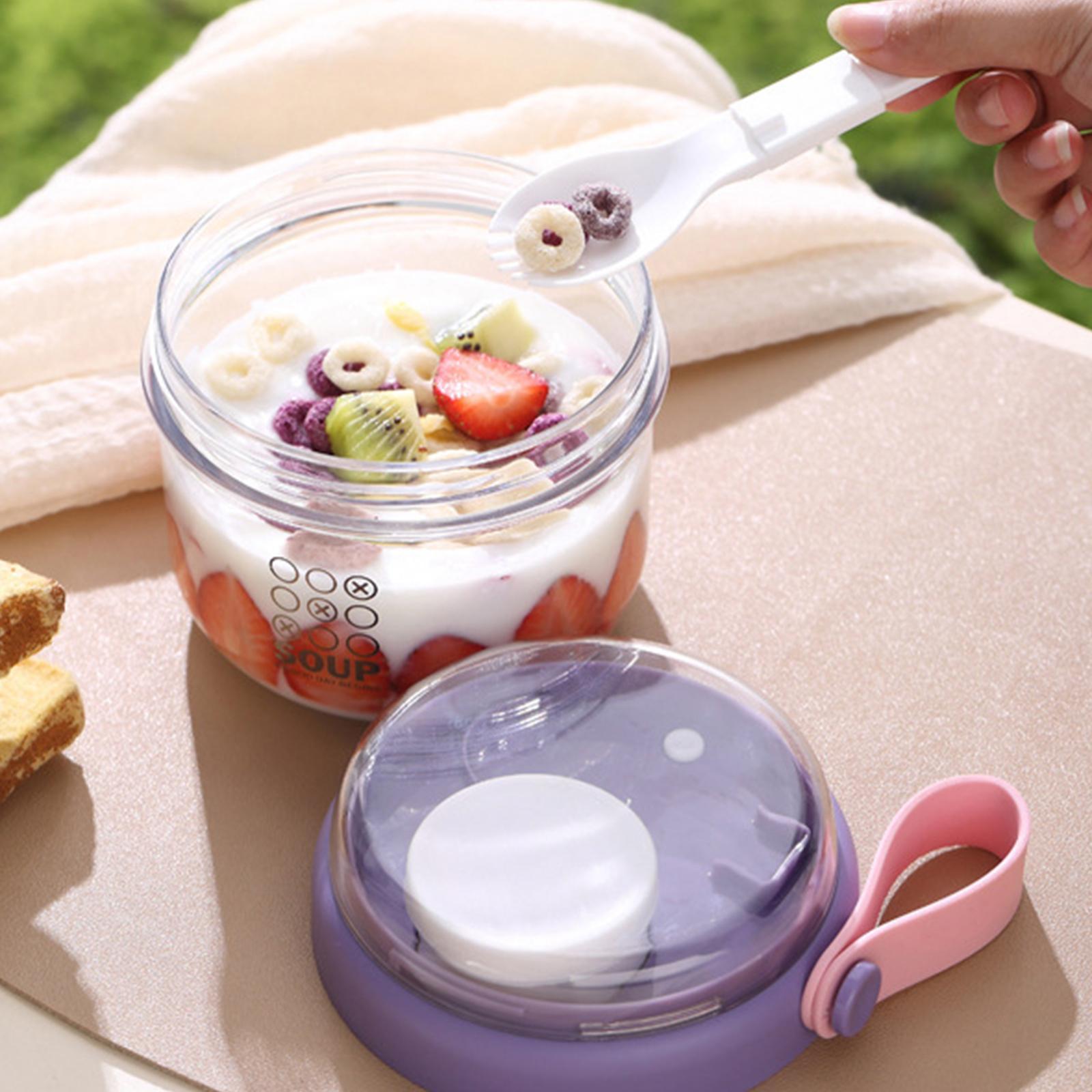 Meal Prep Salad Cup with Lid S - огляд і ціна Meal Prep Yogurt Containers