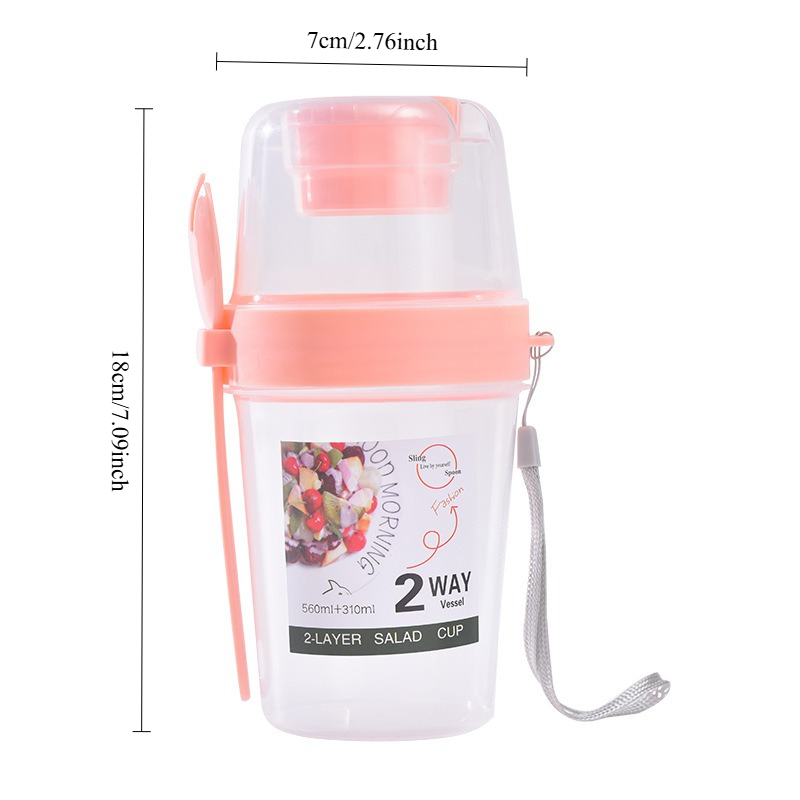 Portable Salad Cup Breakfast C - огляд і ціна Meal Prep Yogurt Containers