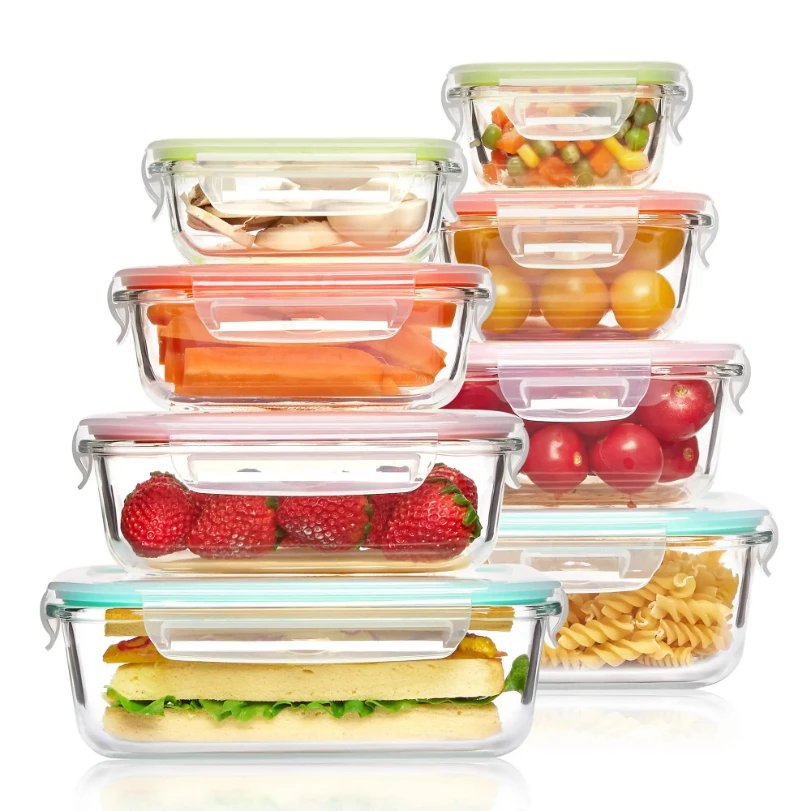 Glass Lunch Box Food Storage C - огляд і ціна Meal Prep Glass