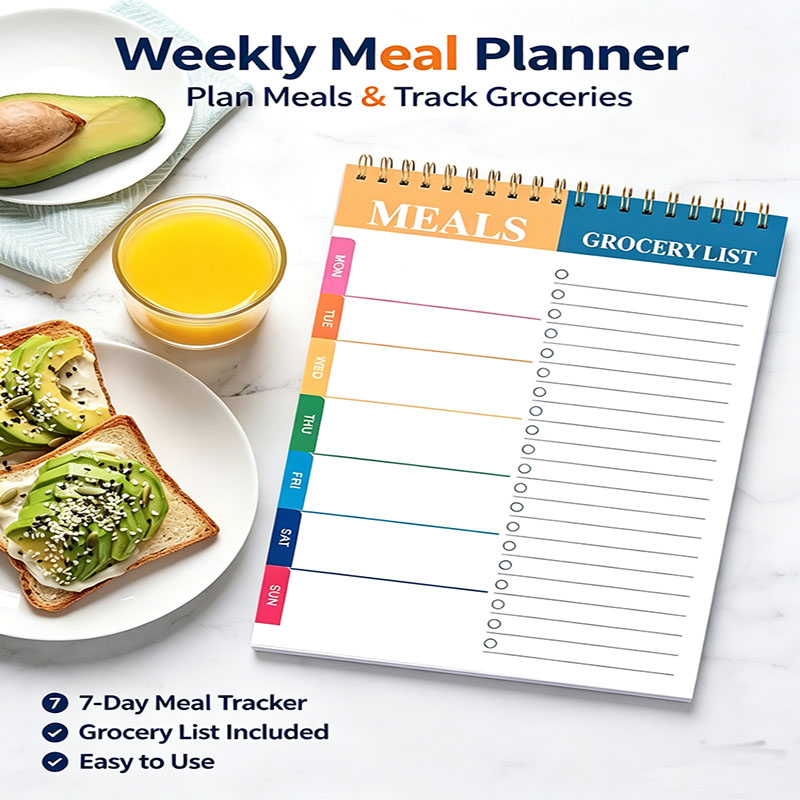 Weekly Meal Planner Notepad 5. - огляд і ціна Food Prep Mat