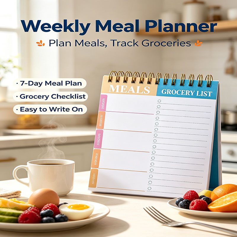 Weekly Meal Planner Notepad 5. - огляд і ціна Food Prep Mat