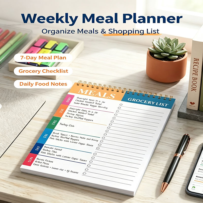 Weekly Meal Planner Notepad 5. - огляд і ціна Food Prep Mat
