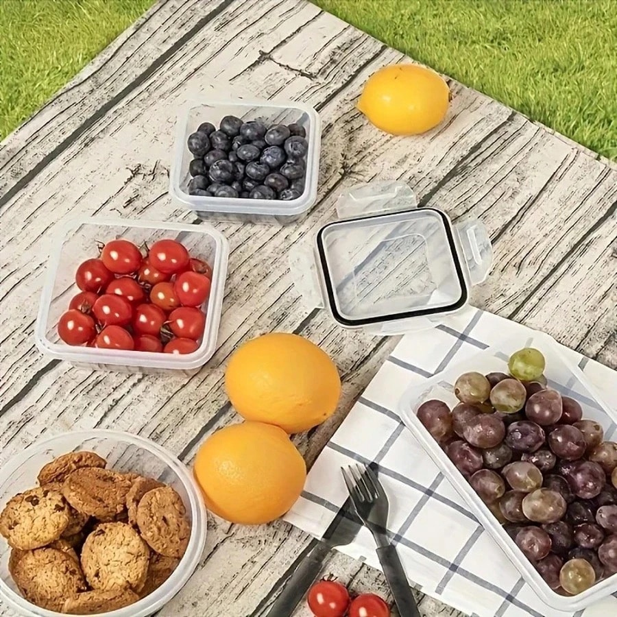 12 Plastic Sealed Food Storage - огляд і ціна Meal Prep Glass