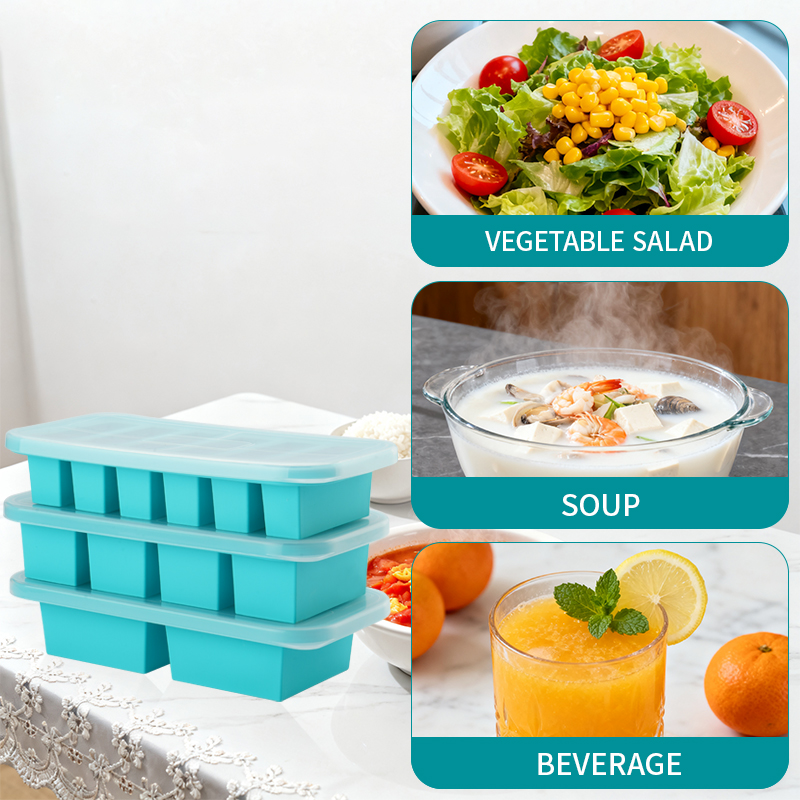 2 or 3-piece Silicone Freezer  - огляд і ціна Meal Prep Soup