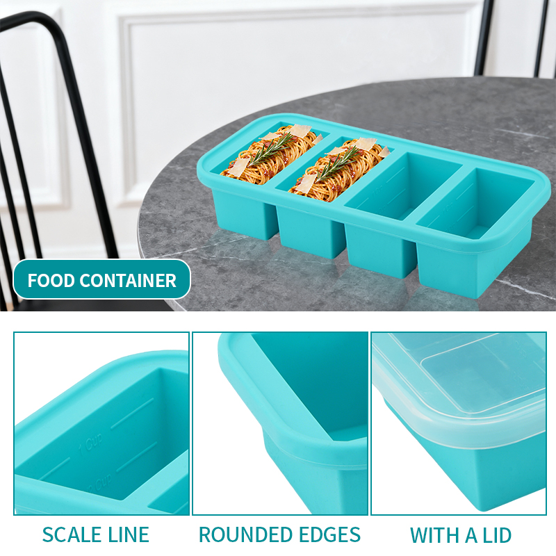 2 or 3-piece Silicone Freezer  - огляд і ціна Meal Prep Soup