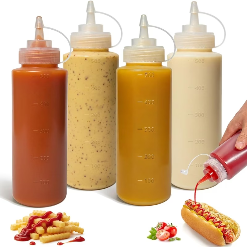 500 ML Plastic Pointed Mouth S - огляд і ціна Sauce Squeeze Bottle