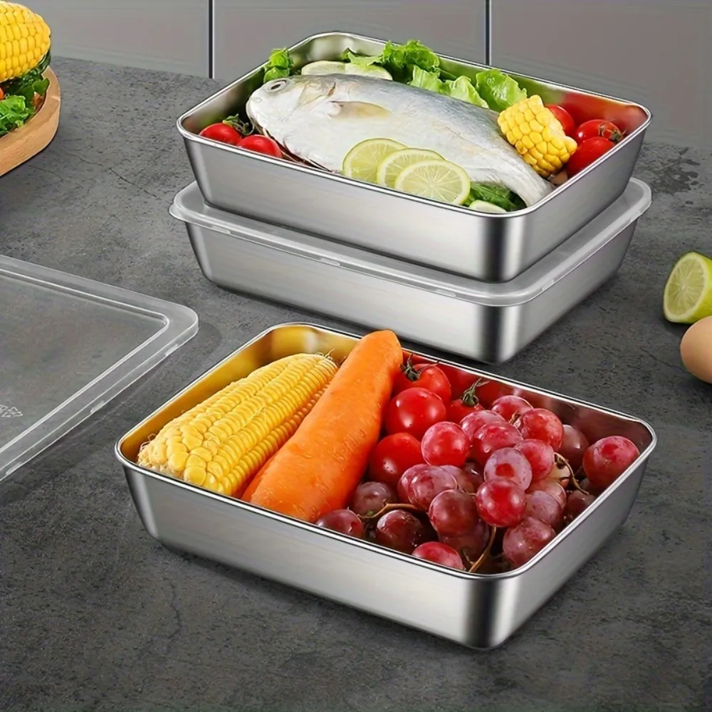 5-Piece Stainless Steel Food S - огляд і ціна Meal Prep Glass