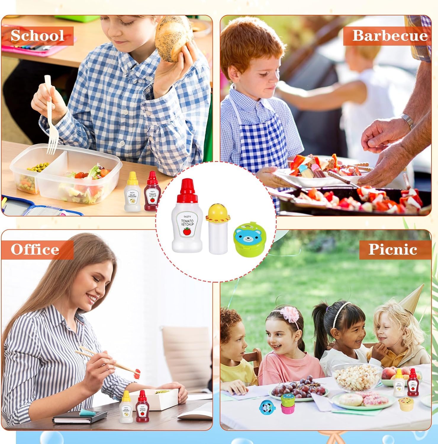 Kids Bento Lunch Box Accessori - огляд і ціна Sauce Squeeze Bottle