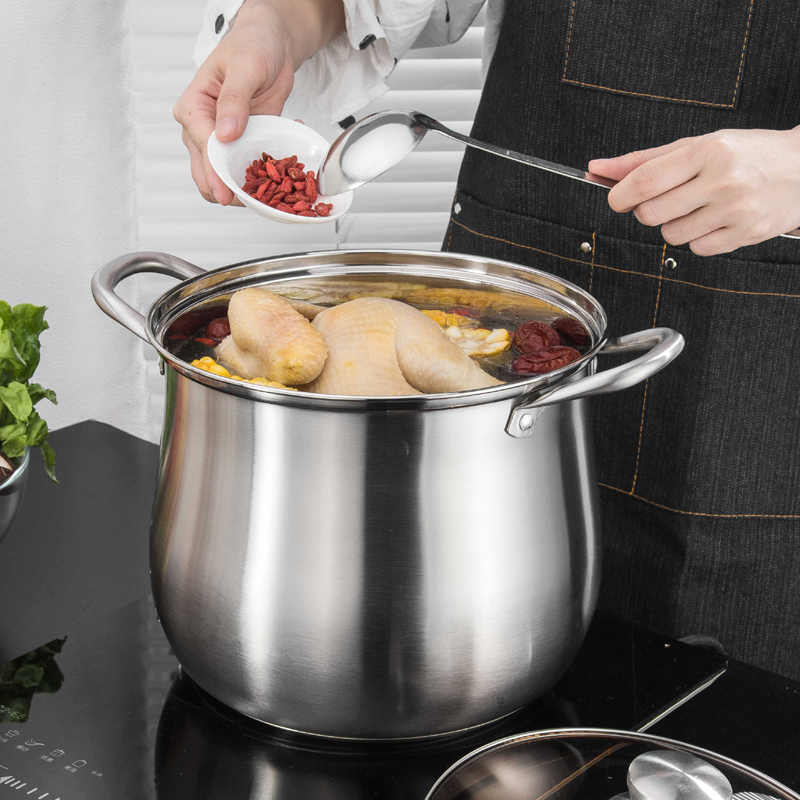 1pc Large Stainless Steel Stoc - огляд і ціна Meal Prep Soup