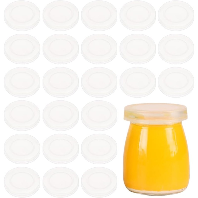 48 Pcs 2inch Yogurt Jar Lids C - огляд і ціна Meal Prep Jar