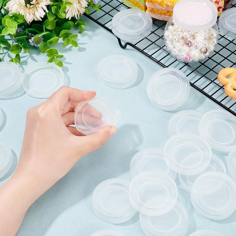 48 Pcs 2inch Yogurt Jar Lids C - огляд і ціна Meal Prep Jar