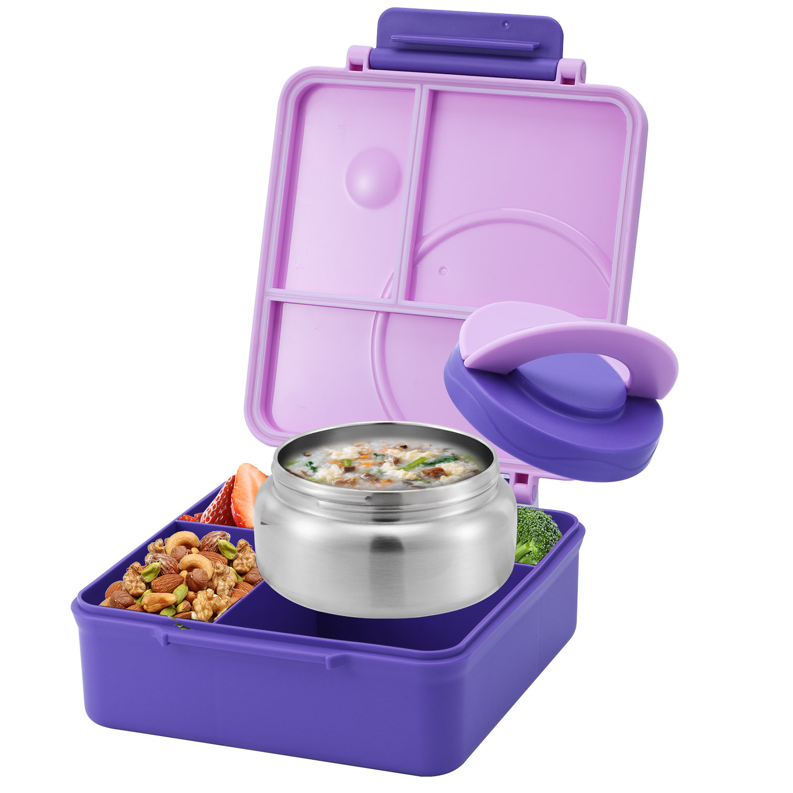 Four-Grid Lunch Box With Insul - огляд і ціна Meal Prep Soup