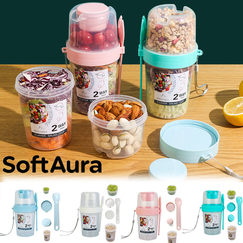 SoftAura Breakfast On The Go C - огляд і ціна Meal Prep Jar