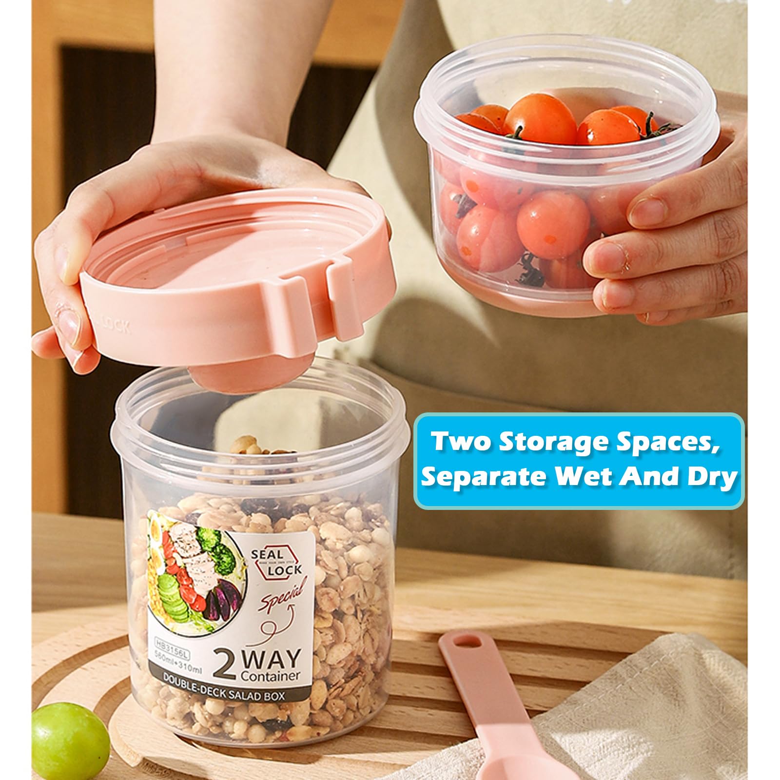 SoftAura Breakfast On The Go C - огляд і ціна Meal Prep Jar
