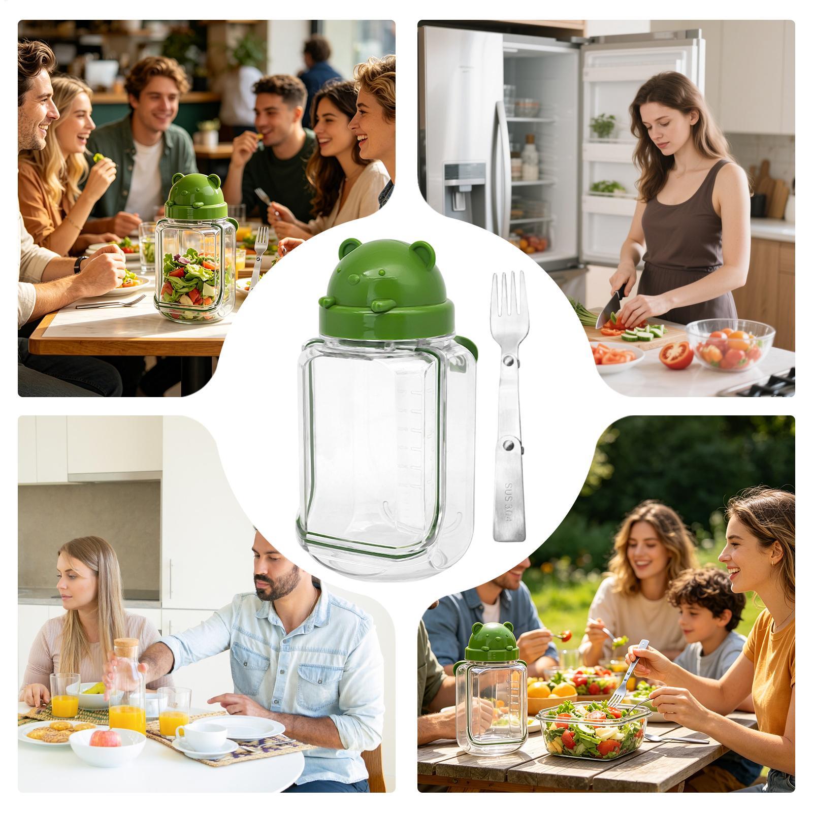 Salad Container Clear Food Can - огляд і ціна Meal Prep Gym Food
