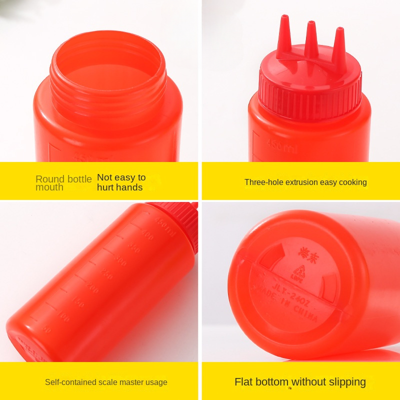 Squeeze Bottle 3 Holes Tomato  - огляд і ціна Sauce Squeeze Bottle