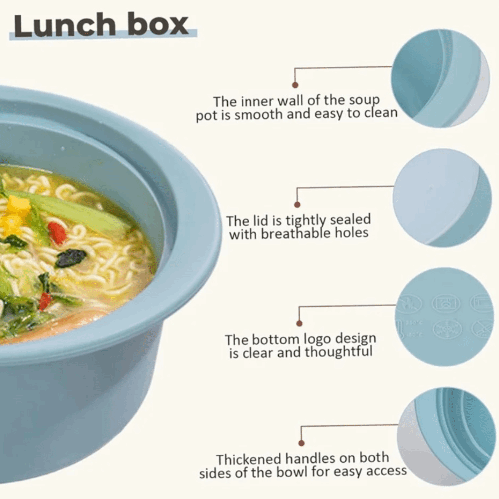 Lunch Box Silicone Microwave S - огляд і ціна Meal Prep Soup