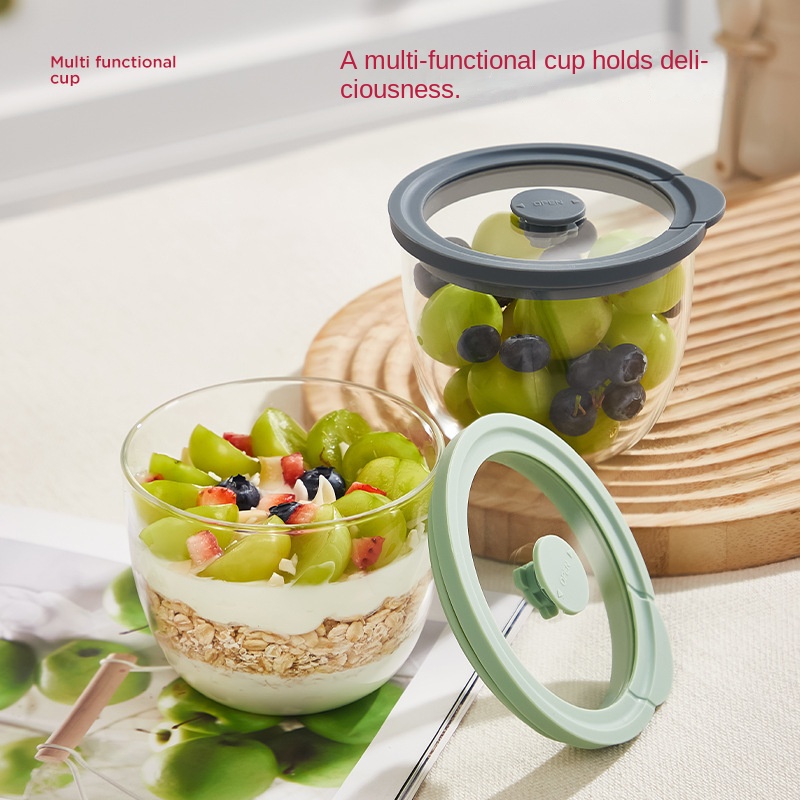 Glass Overnight Oats Container - огляд і ціна Meal Prep Yogurt Containers