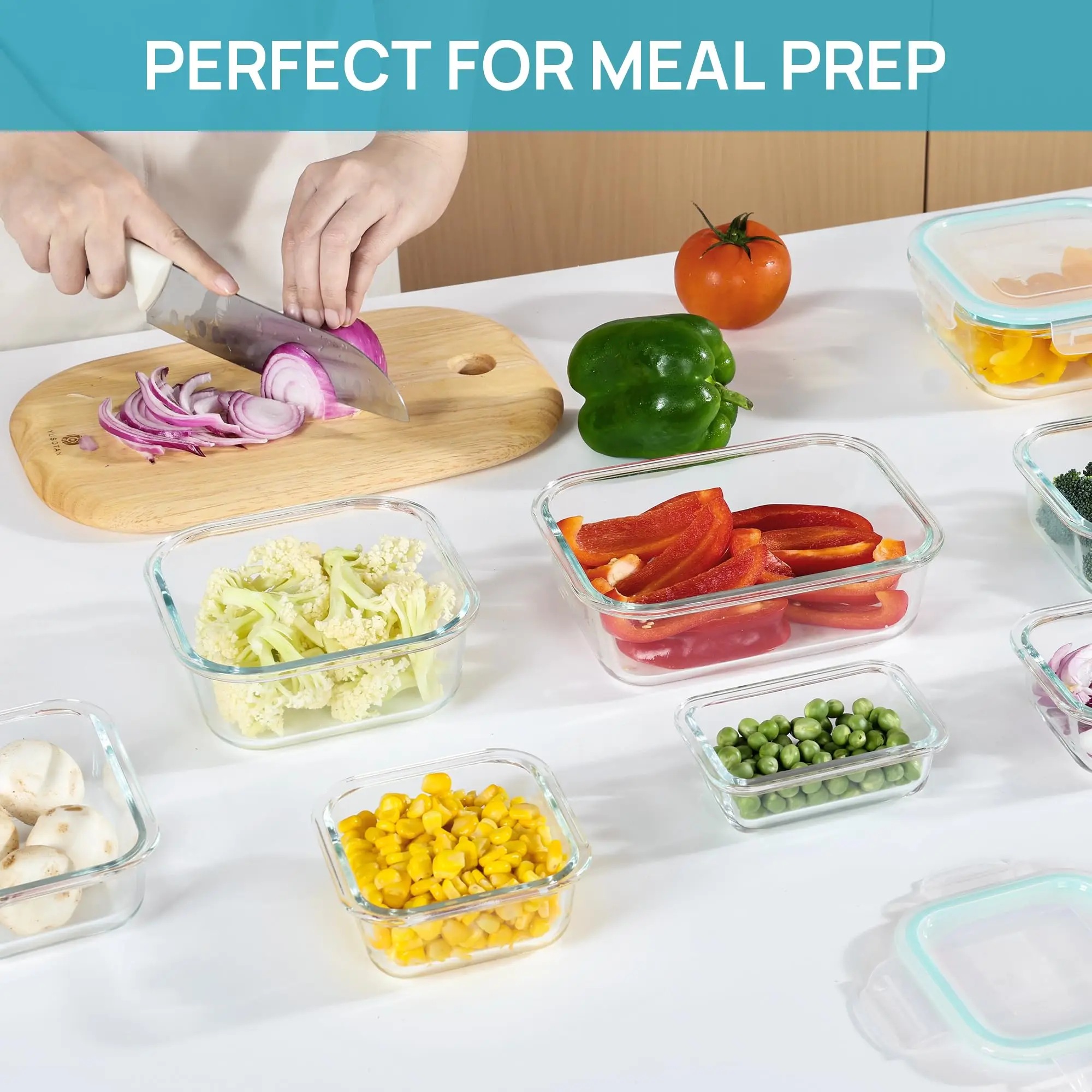 Glass Lunch Box Food Storage C - огляд і ціна Meal Prep Glass