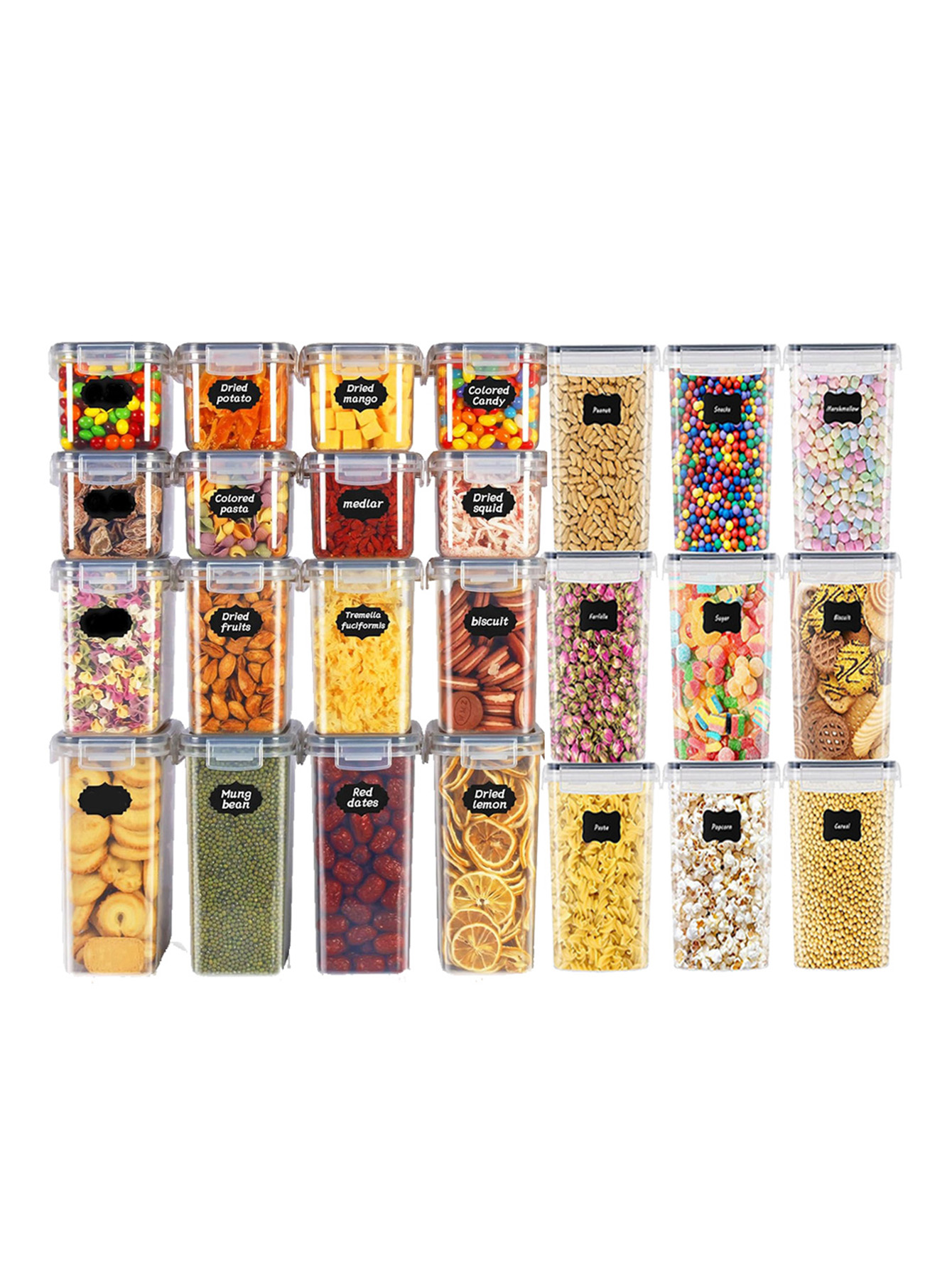 48pcs, Sealed Food Storage Con - огляд і ціна Meal Prep Jar