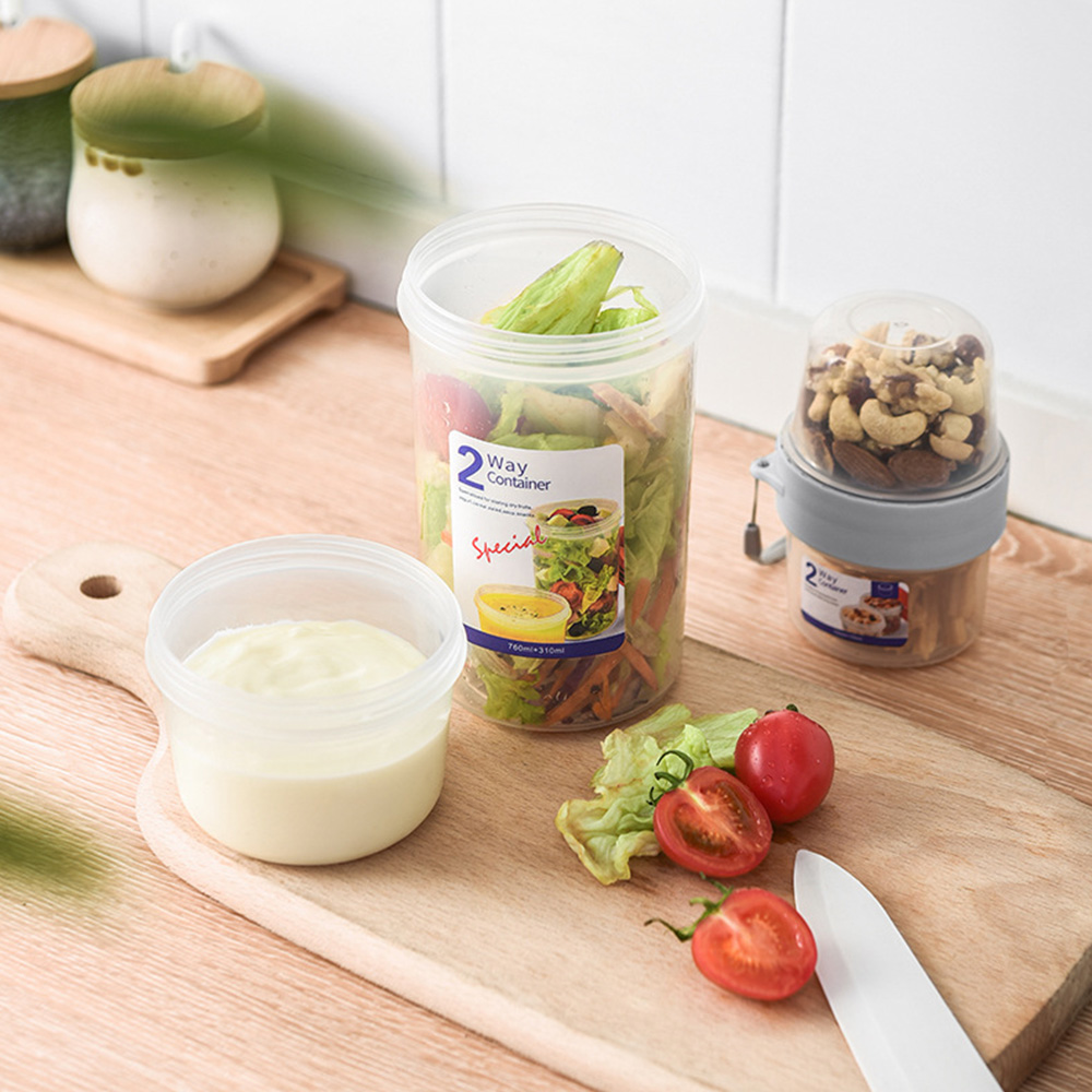 2Layer Yogurt Salad Sealed Box - огляд і ціна Meal Prep Yogurt Containers