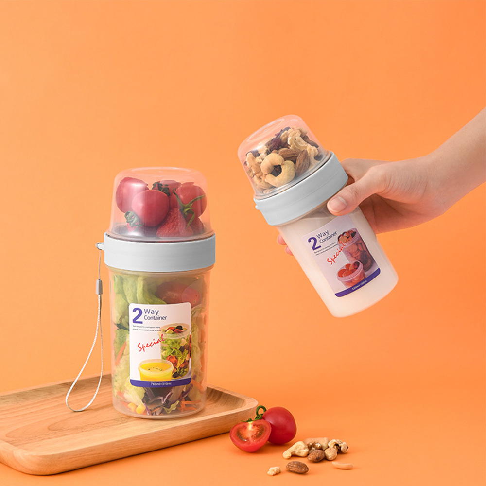 2Layer Yogurt Salad Sealed Box - огляд і ціна Meal Prep Yogurt Containers