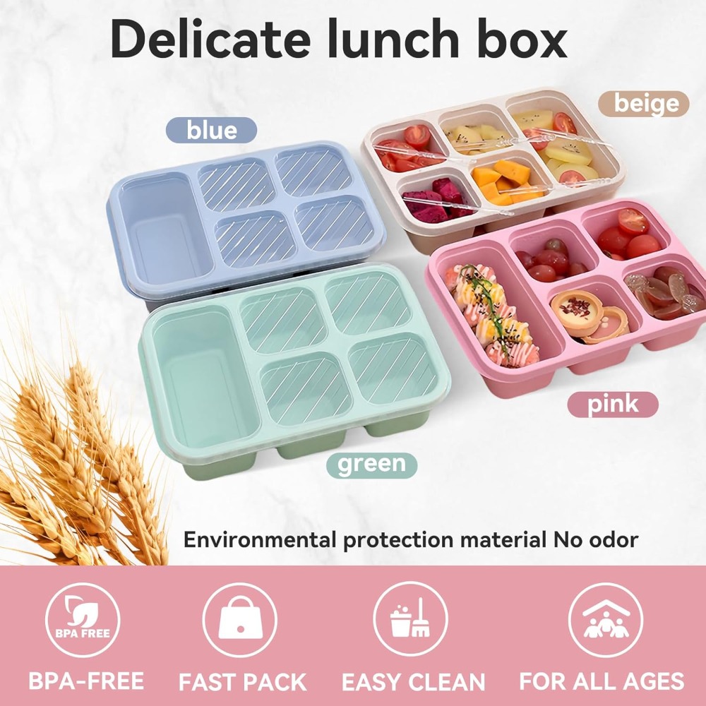 Bento Lunch Box with Reusable  - огляд і ціна Meal Prep Jar
